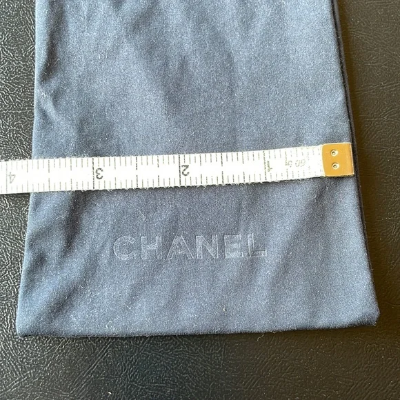 Chanel eyeglass sunglass drawstring bag case